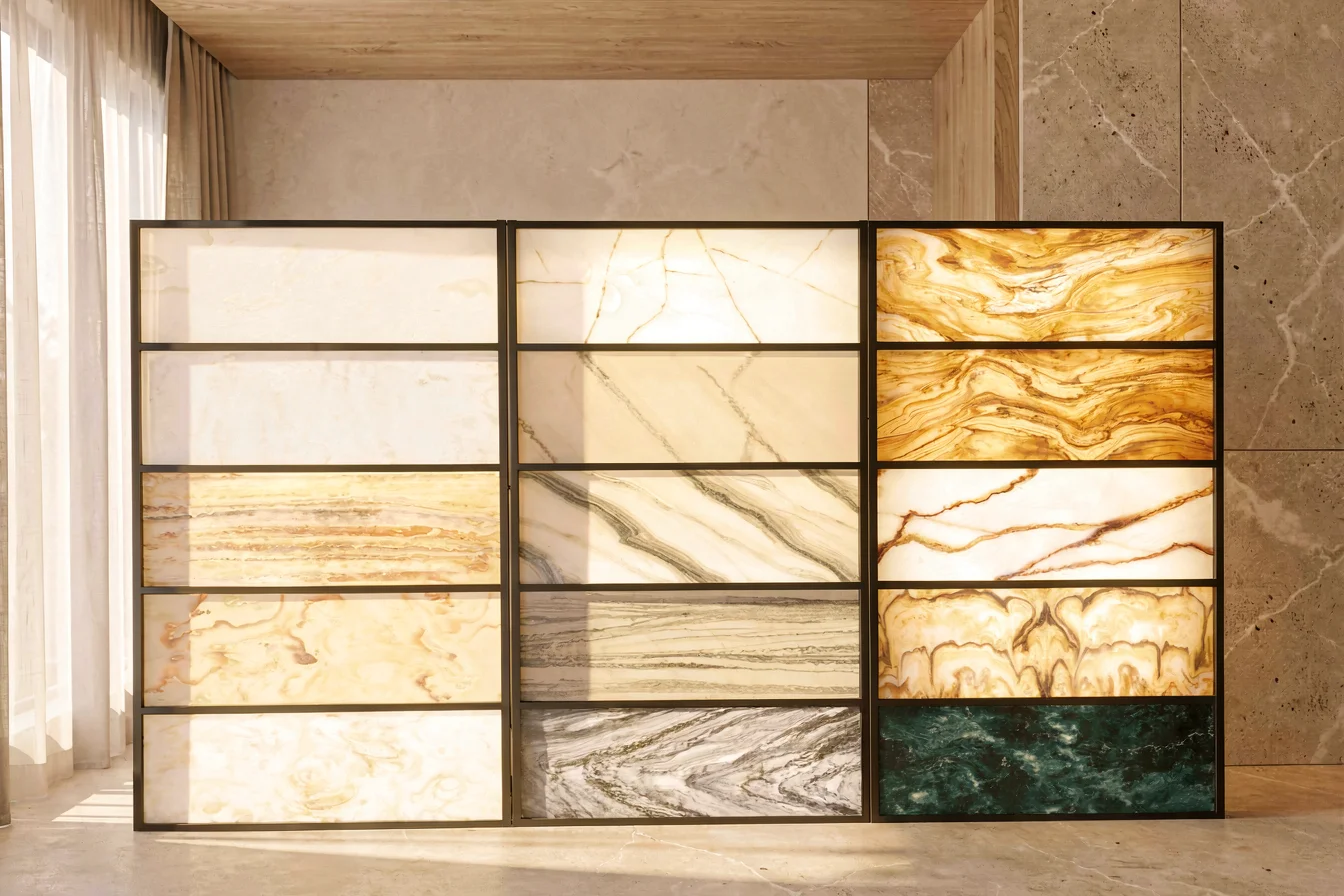 Premium translucent faux alabaster sheet vs natural alabaster sheet