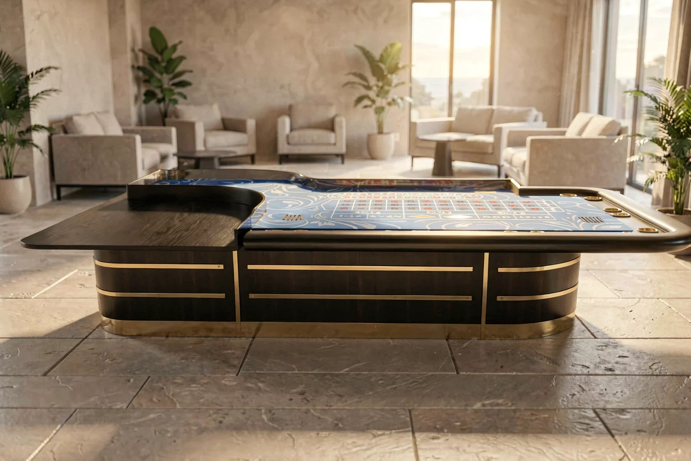 Premium casino roulette table