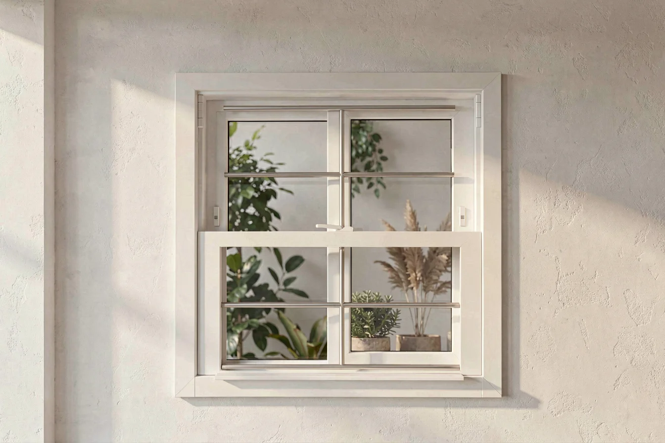 Modern security metal window grill