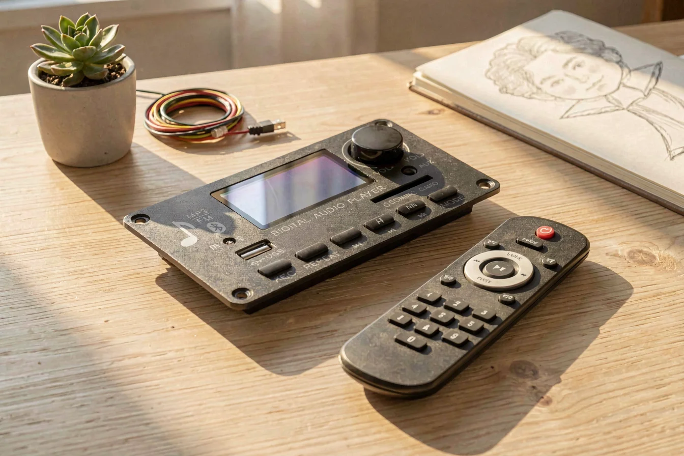 Bluetooth LCD MP3 Decoder Board with Display