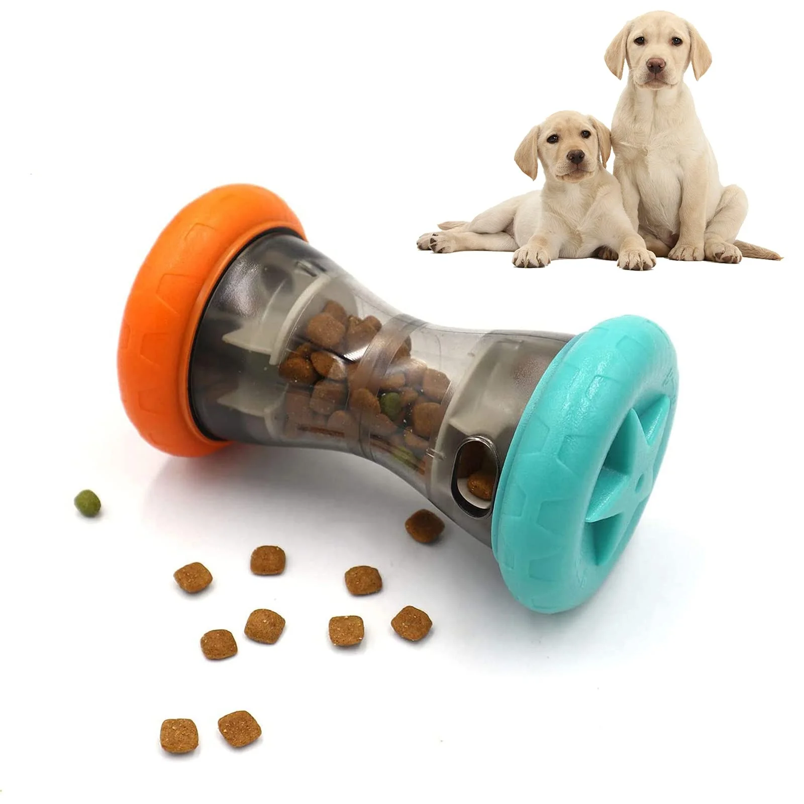 

Dog Puzzle Toys Increase IQ Interactive Slow Dispensing Feeding Eating Bowl Non-slip Educational Feeding Toys