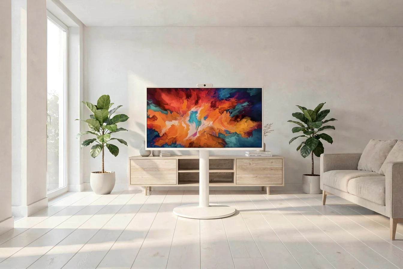 Premium white TV