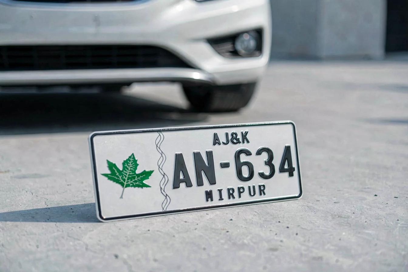 Custom Pakistan number plate