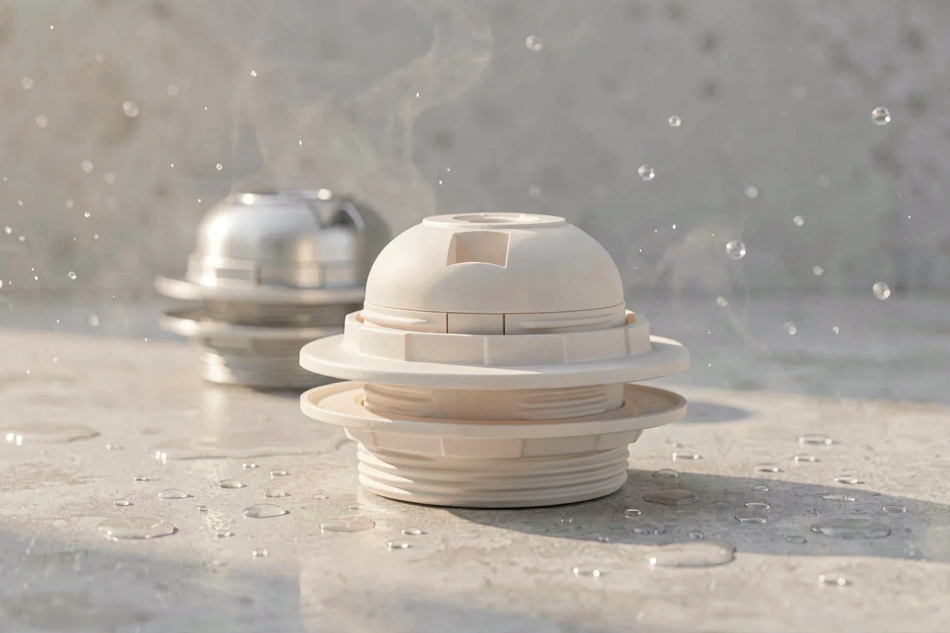 premium Plastic Waterproof Bulb Holder vs. Metal Waterproof Bulb Holder
