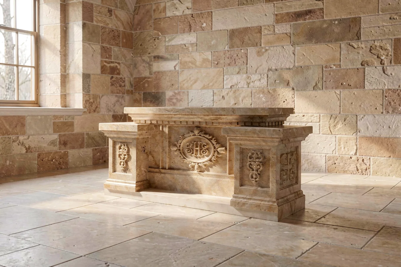 High-durability church foyer table