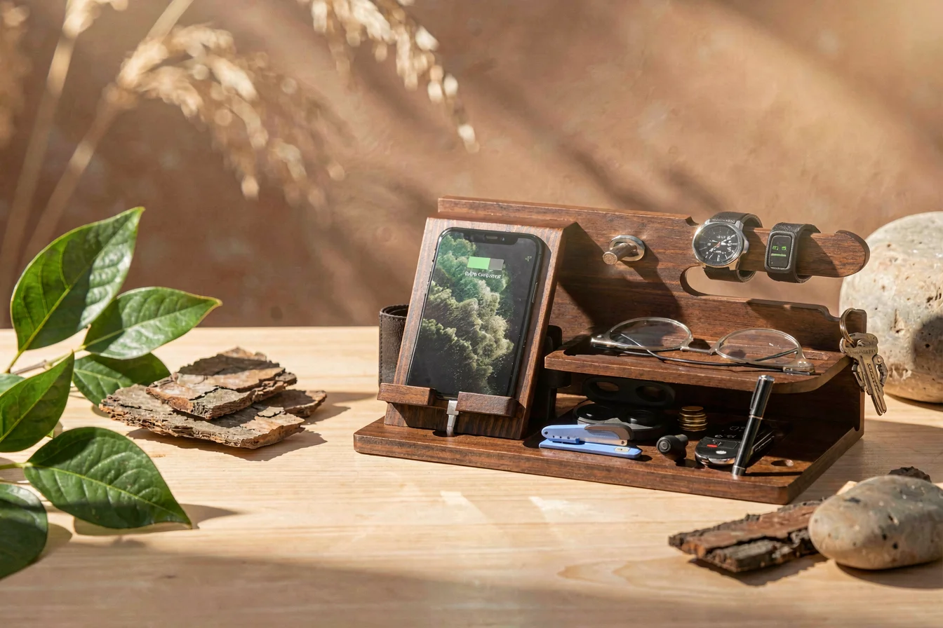 Eco-Friendly keychain phone stand