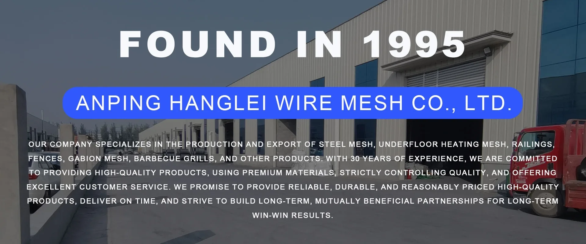 Company Overview - Anping Hanglei Metal Wire Mesh Co., Ltd.