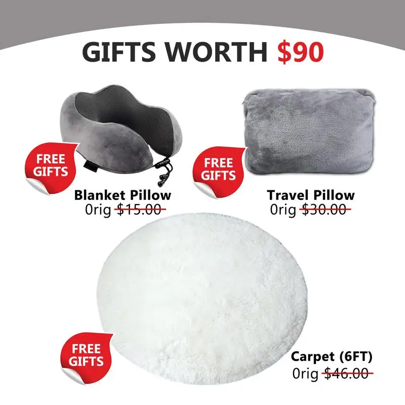 Free Gifts Worth $90 Bundle Included