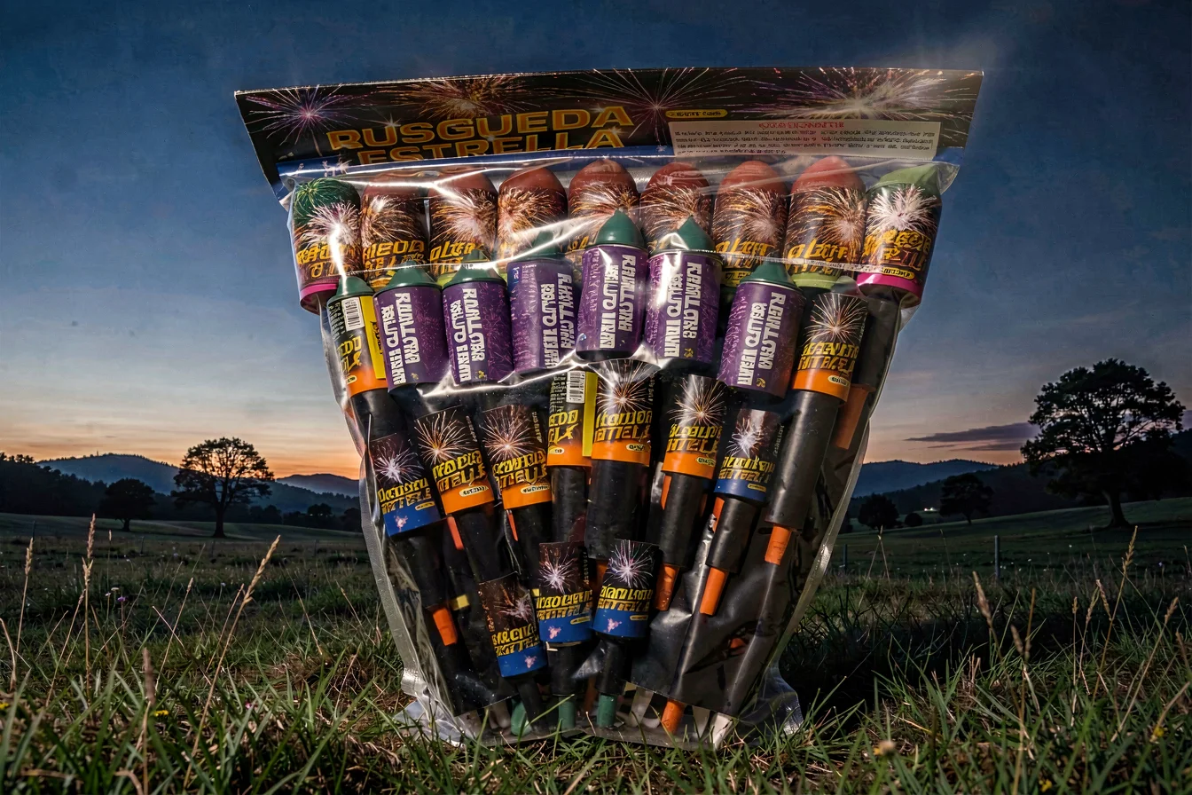 High-performance big firework rockets