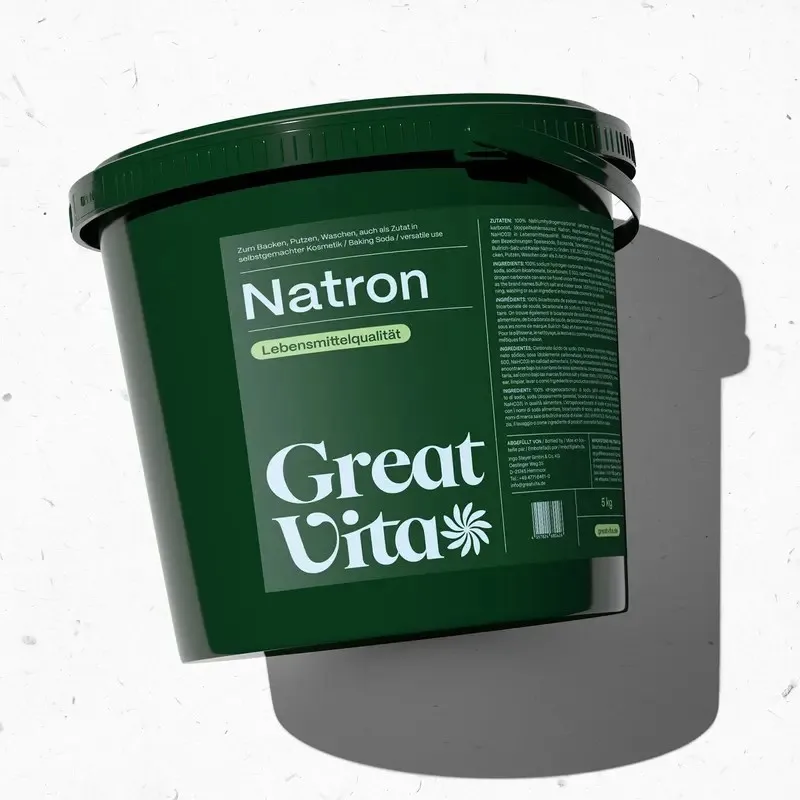 GreatVita Natron Pulver 5kg Eimer