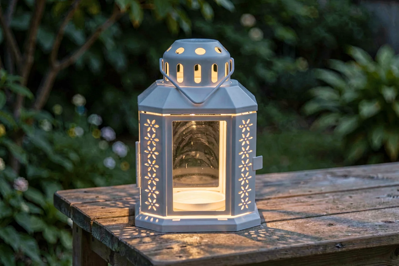 Durable white lantern