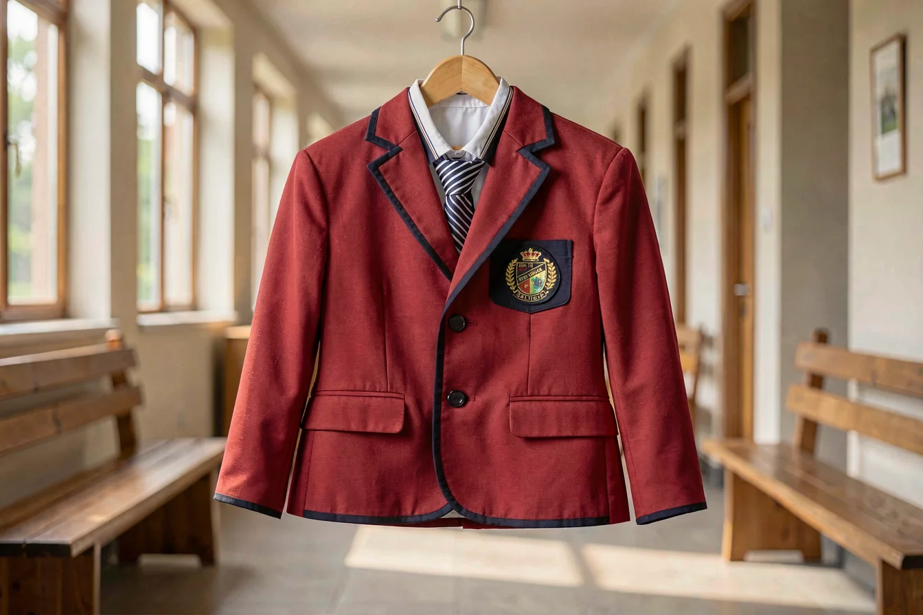 High-quality school uniform blazer