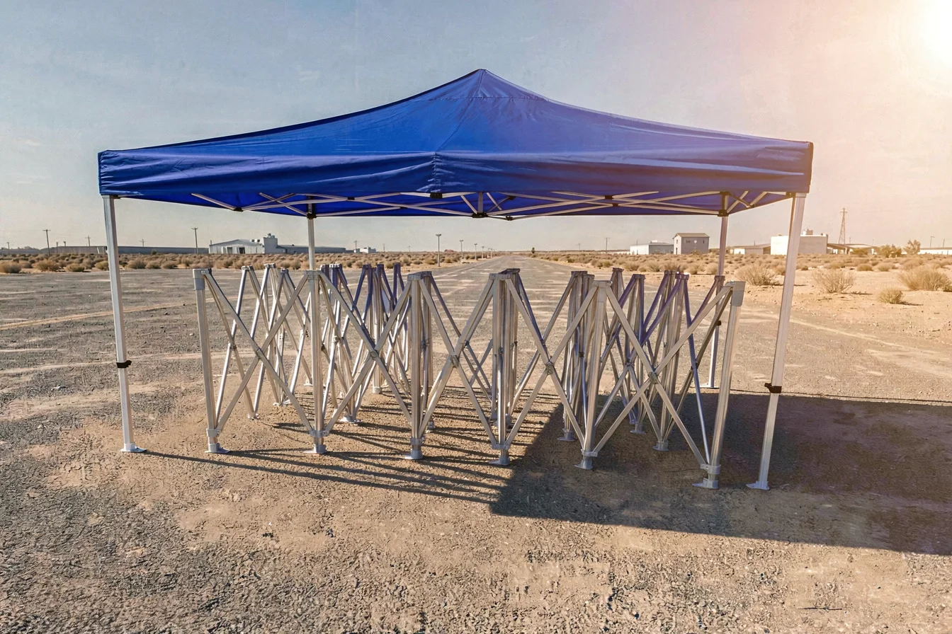 Heavy-duty sandblast tent