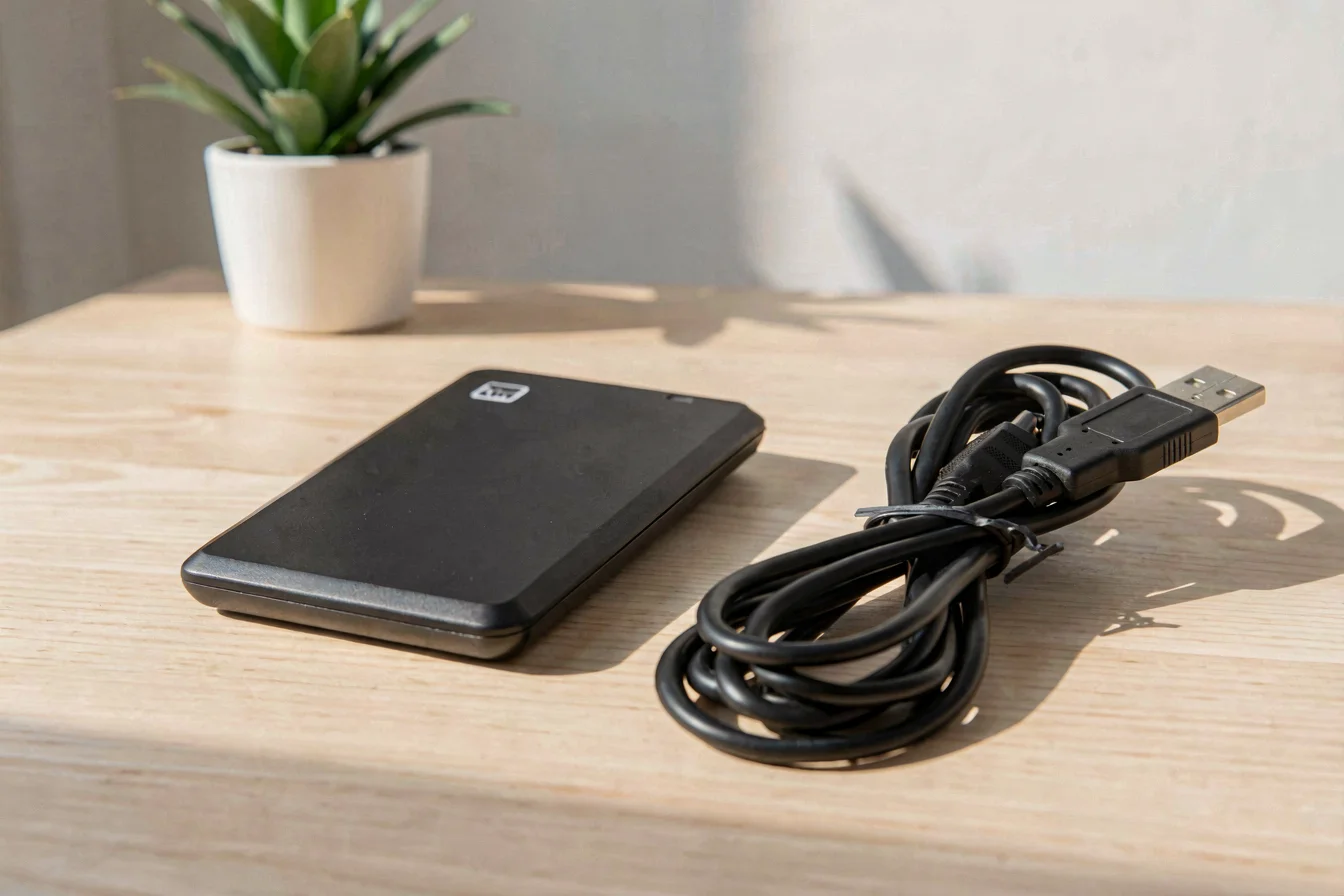 Plug-and-play external NFC reader