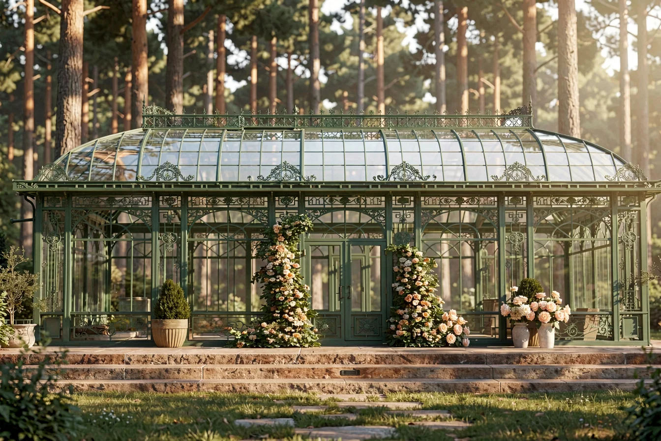Custom Victorian greenhouse