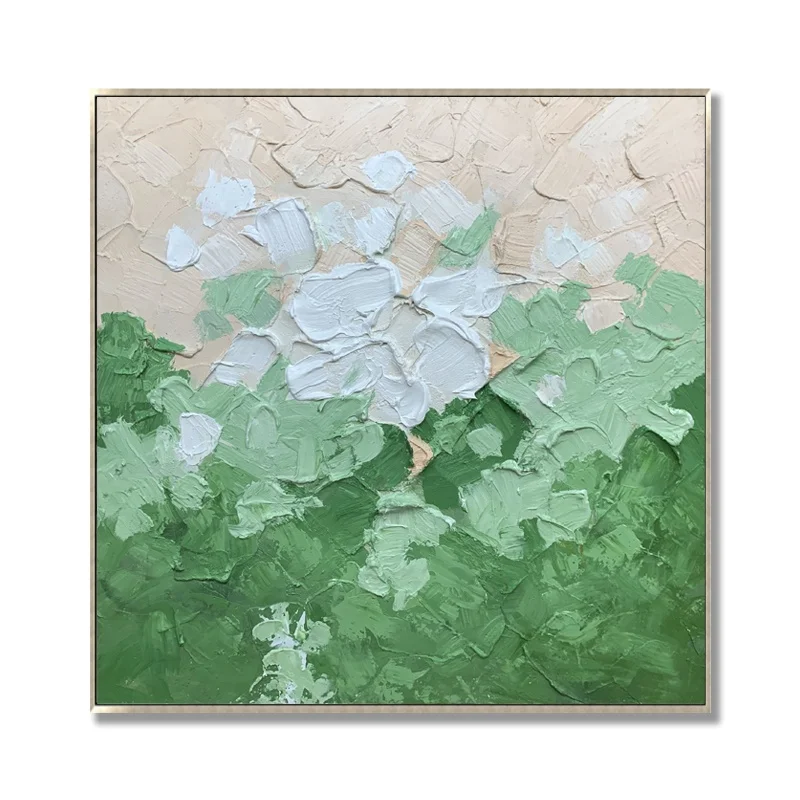 Home Decor 100% Hand Painted Abstract Modern Landscape Oil Painting on Canvas Handmade Textured Art by JZ Arts