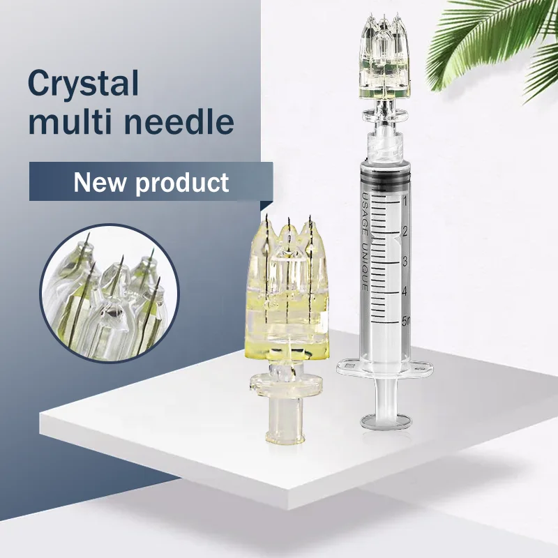 

Deenora disposable sterlie mesotherapy 5 / 9 pins crystal multi needle for beauty facial skin care