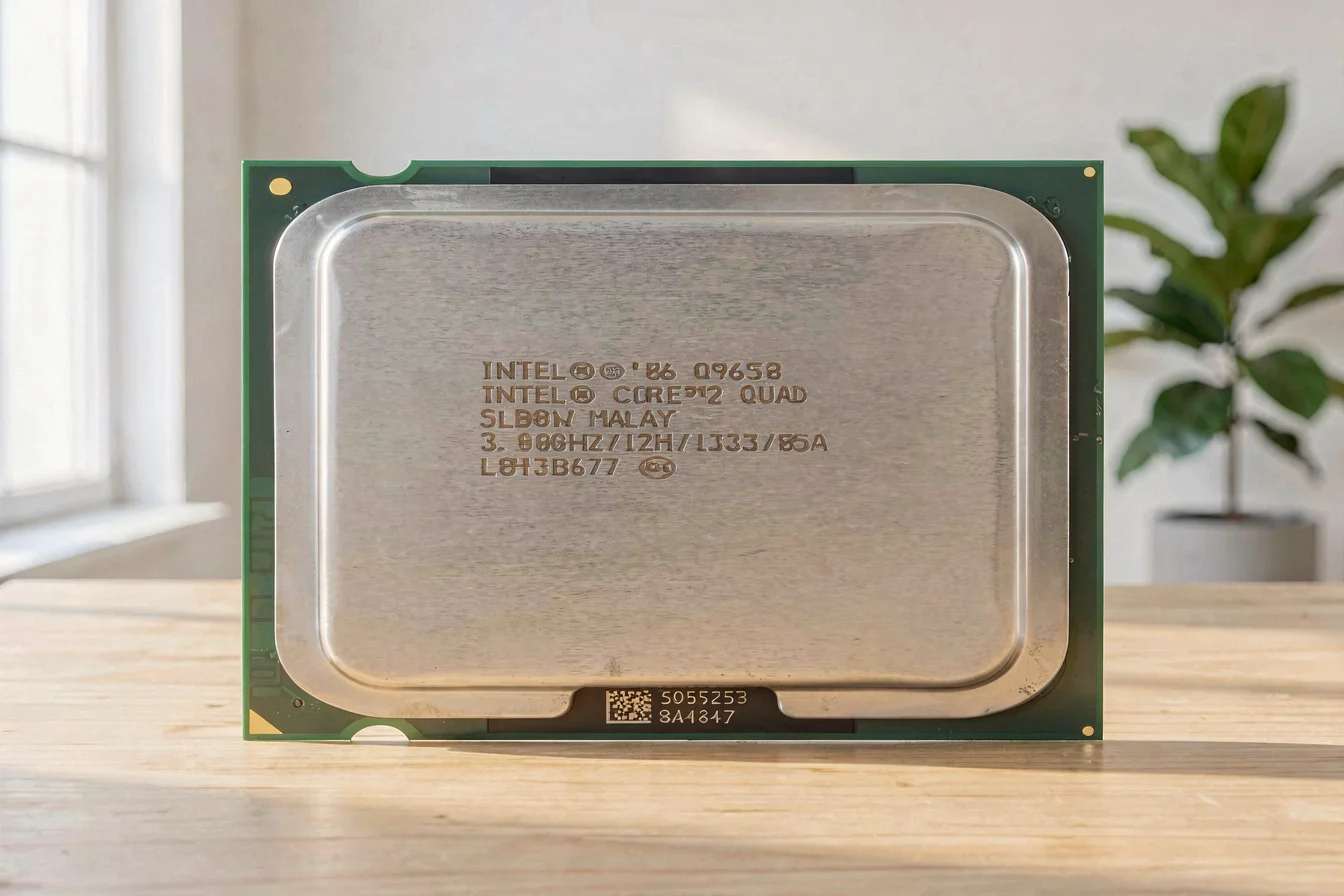 Retro Intel Core 2 Quad Q9650 processor