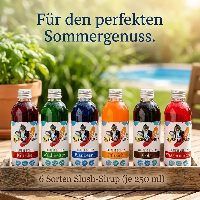 Slush Bottles outdoors
