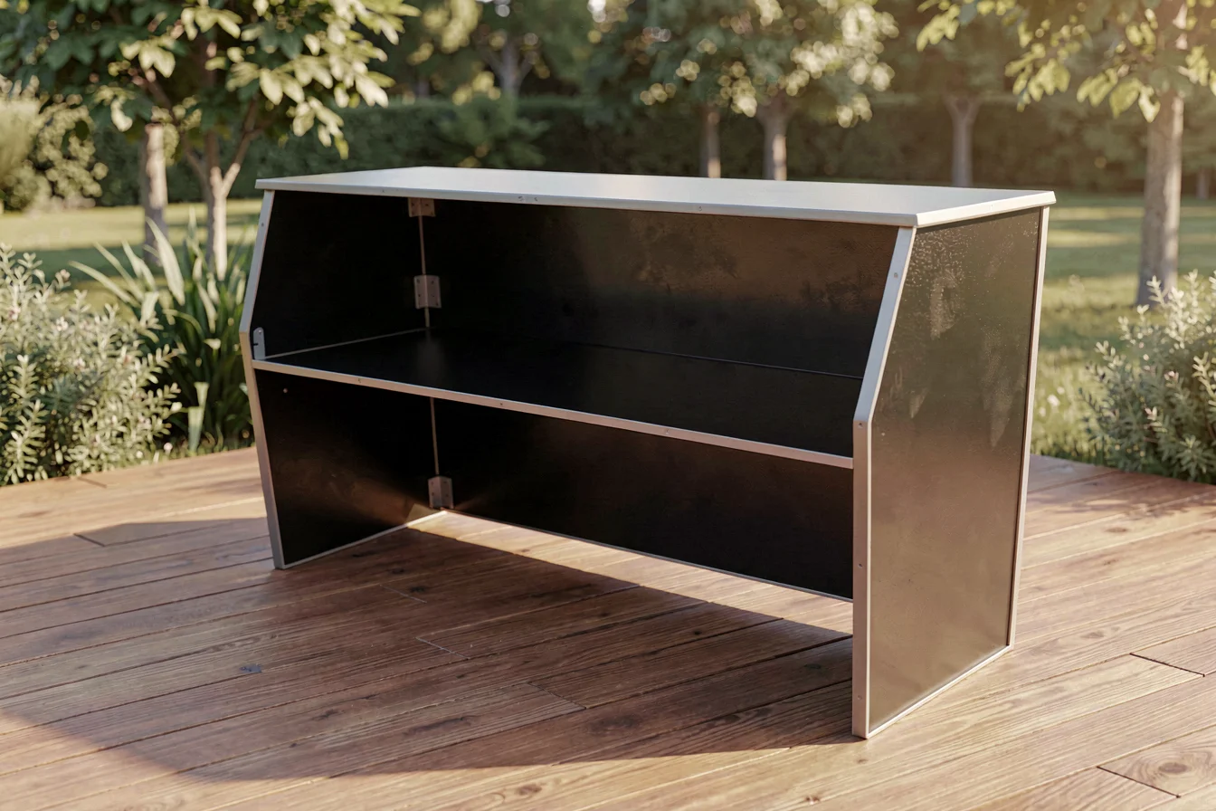 Heavy-duty foldable bar counter