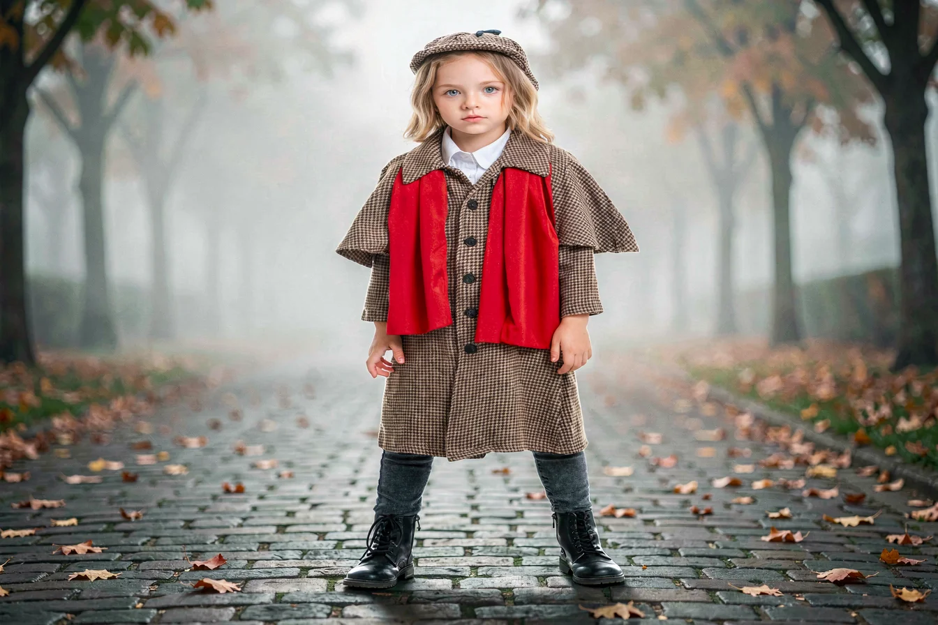 Retro detective costume