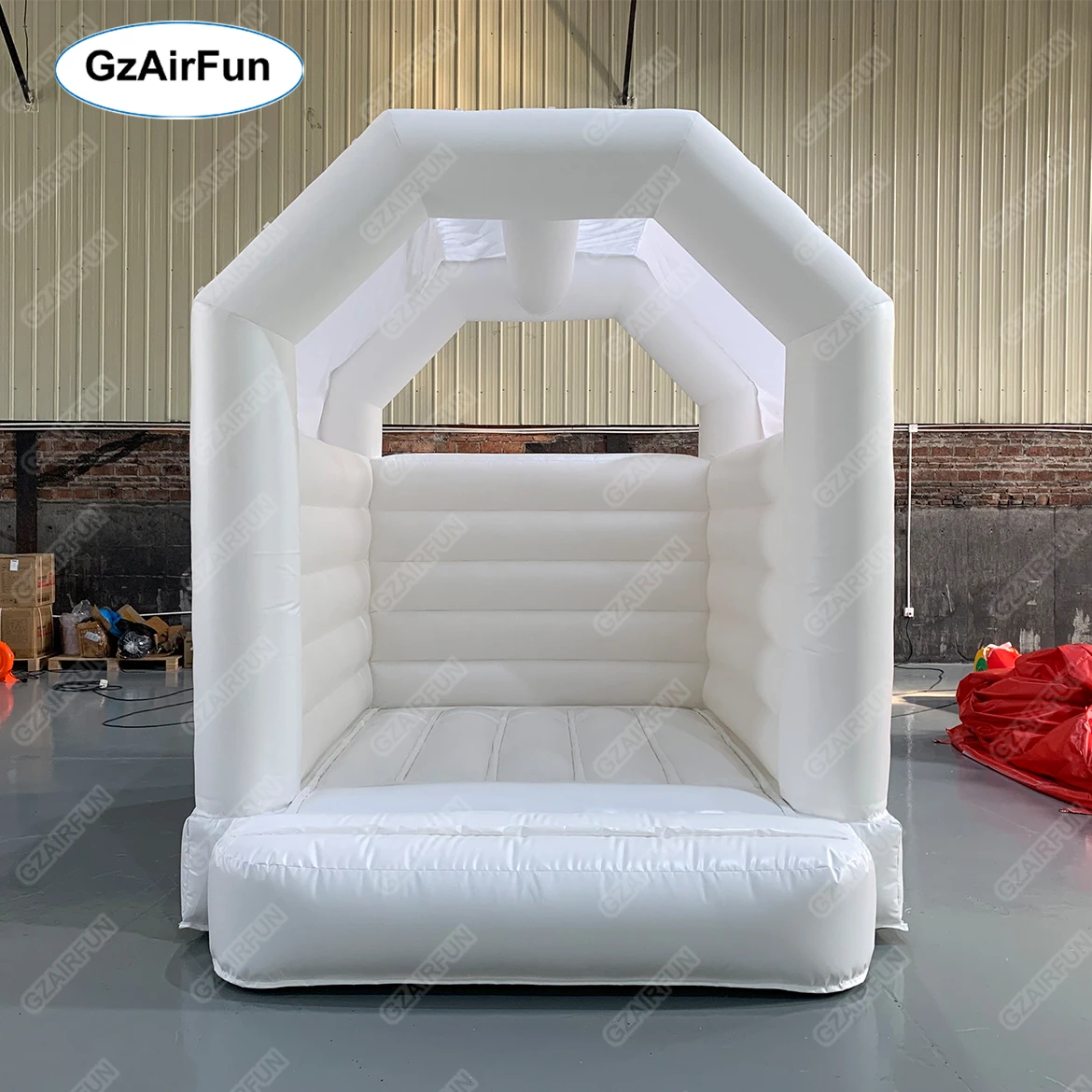 

Commercial Wedding Bounce House Kids Jumping Bouncy Castle Jumper White Inflatable Bounce House For Party