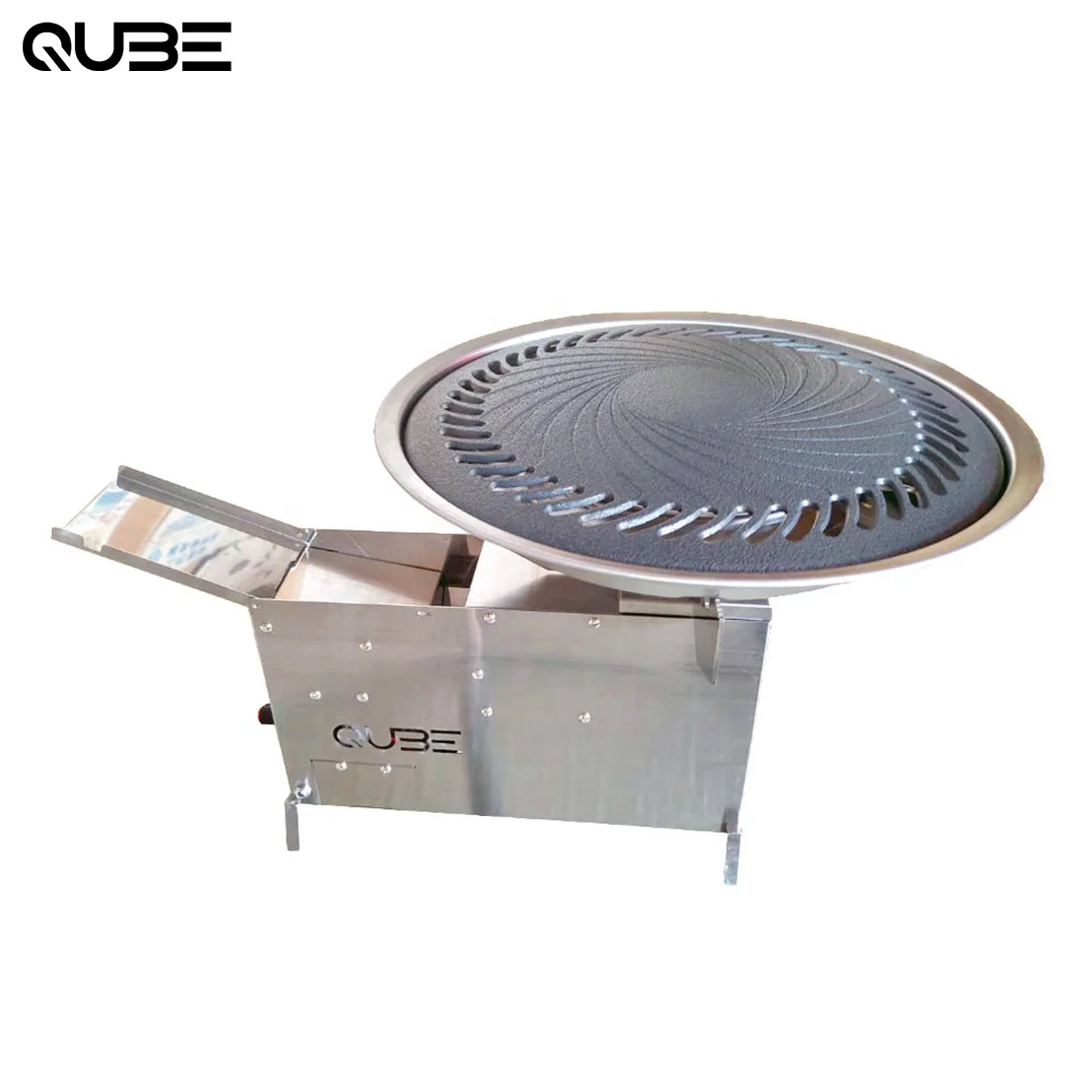 

Stainless steel wood fired wood pellets burner smoker bbq