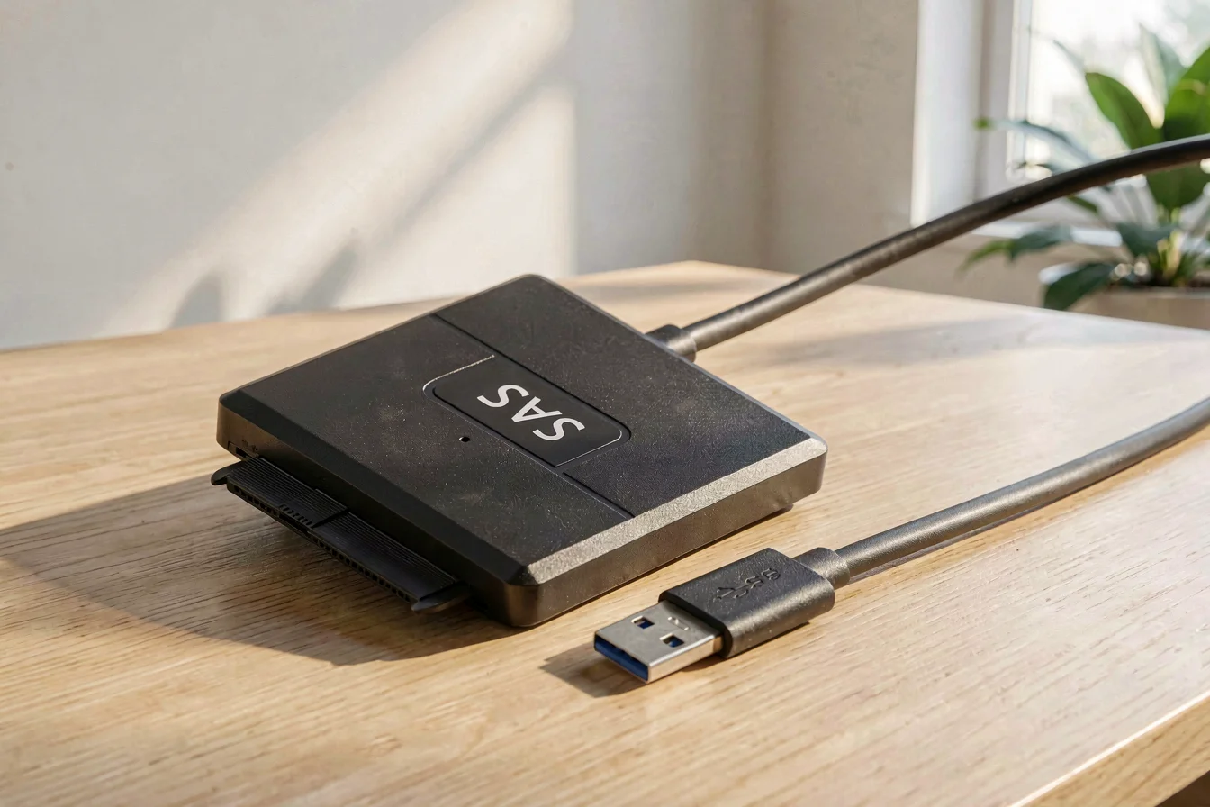 High-performance SAS USB adapter