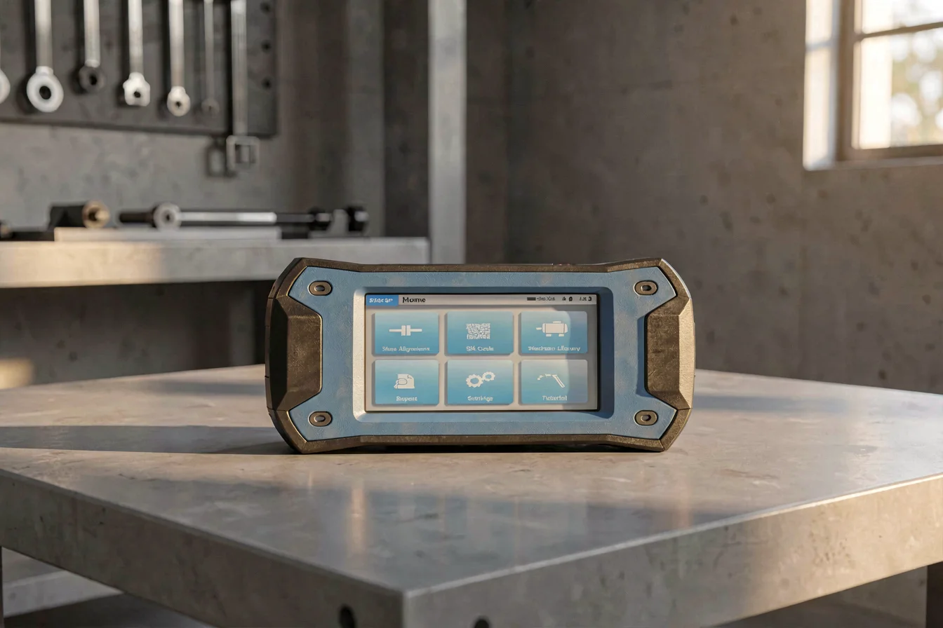 Wireless SKF shaft alignment tool