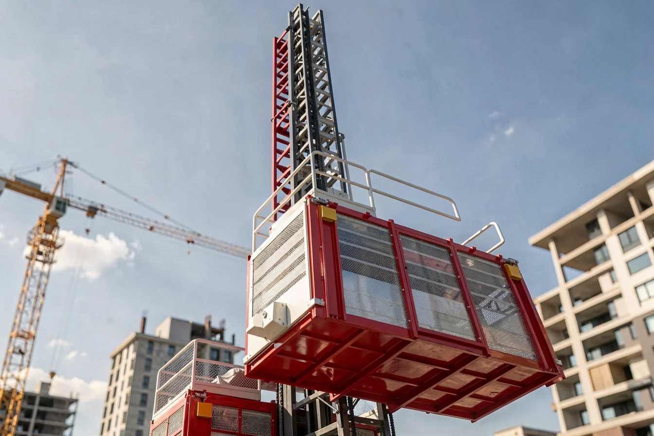 Commercial rack and pinion elevator