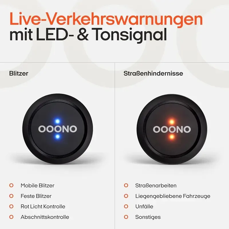 OOONO LED Signal Erklärung