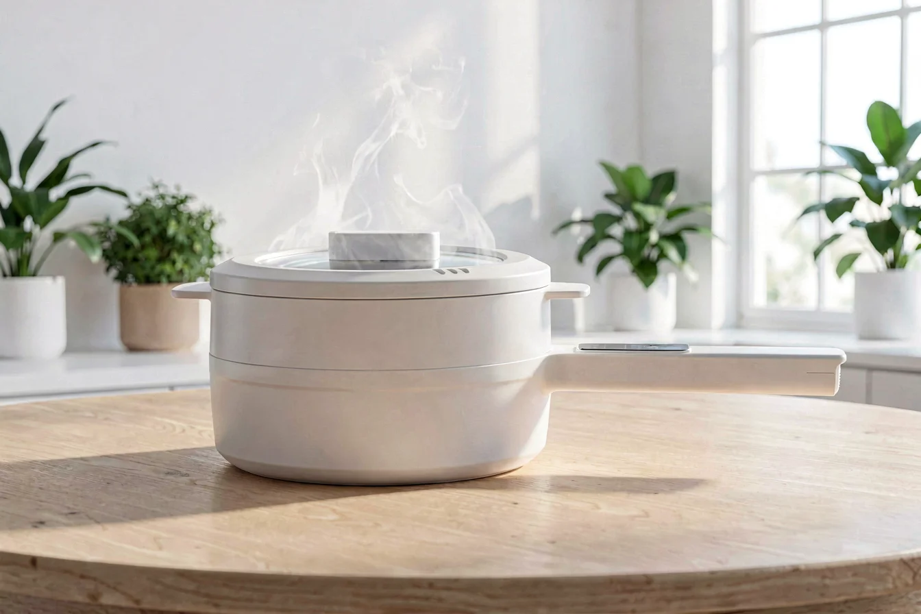 Durable mini electric frying pan