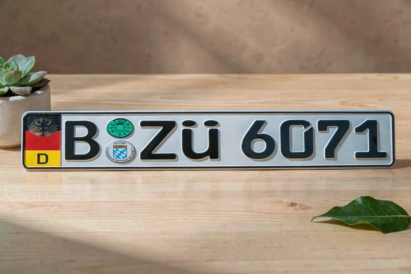 Decorative Pakistan number plate