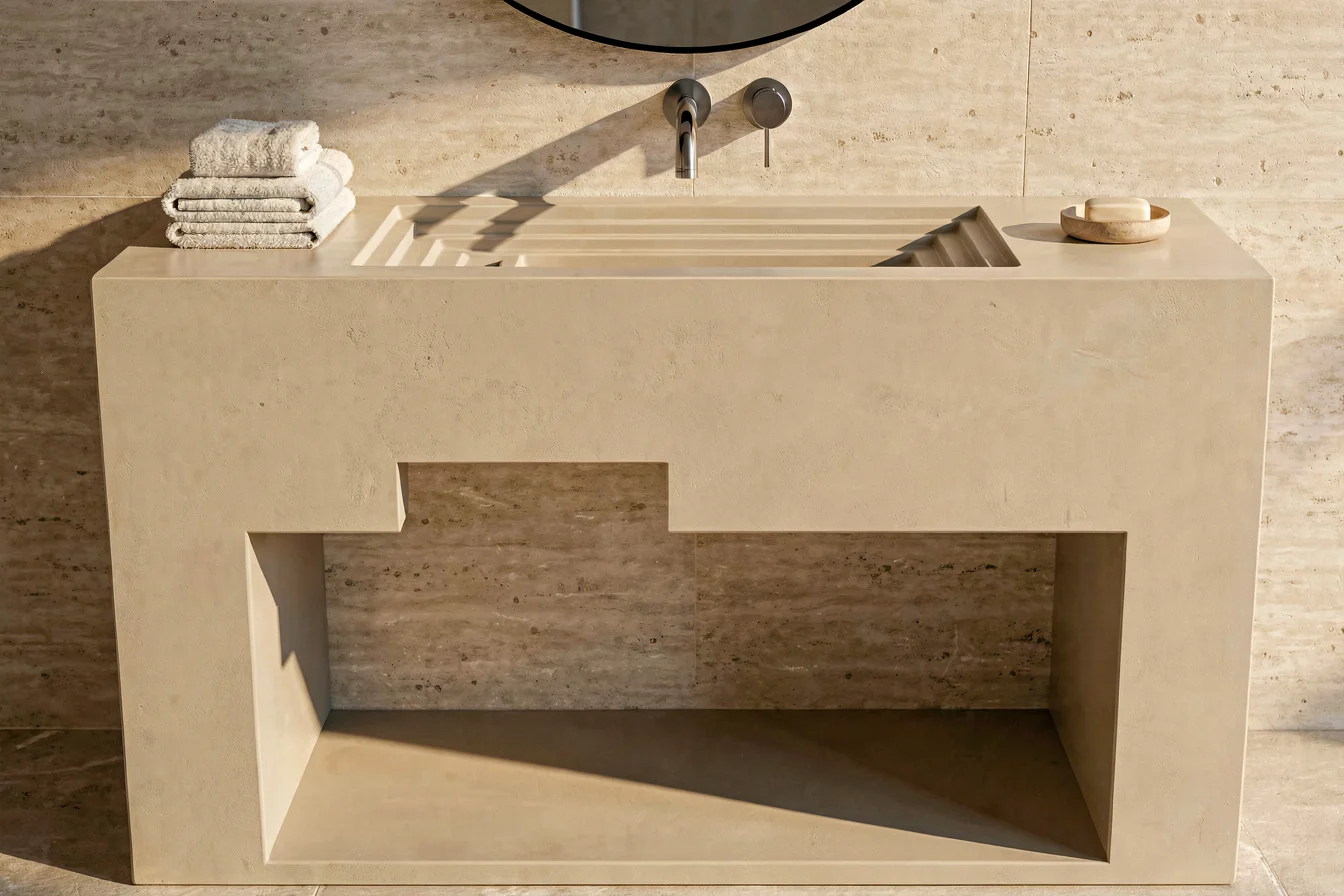 Premium plastic rectangular basin