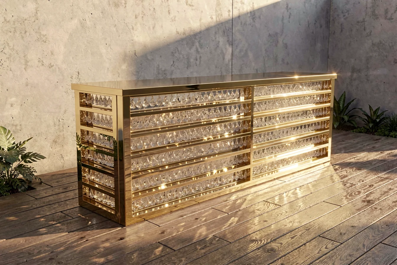 Premium foldable bar counter