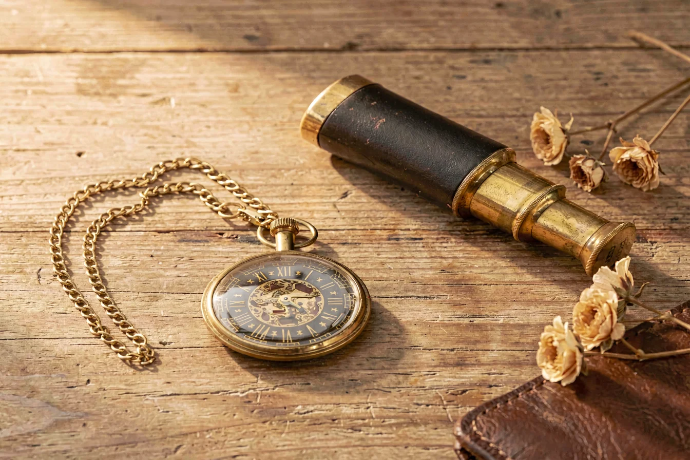 Vintage pocket watch lighter