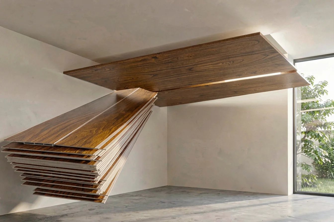 Fire-rated PVC ceiling panels