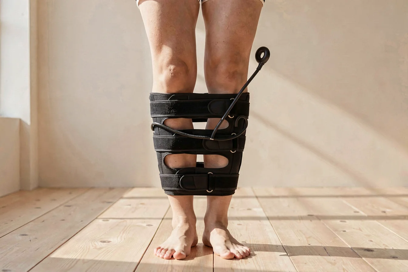 Adjustable x leg corrector