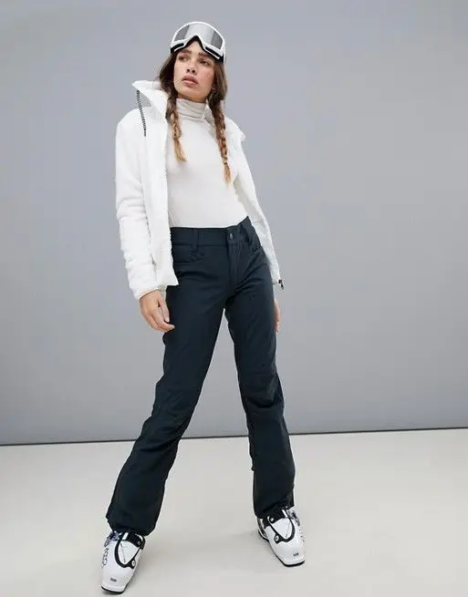 Élégant pantalon de ski sur neige femme Etirel taille 42 gris