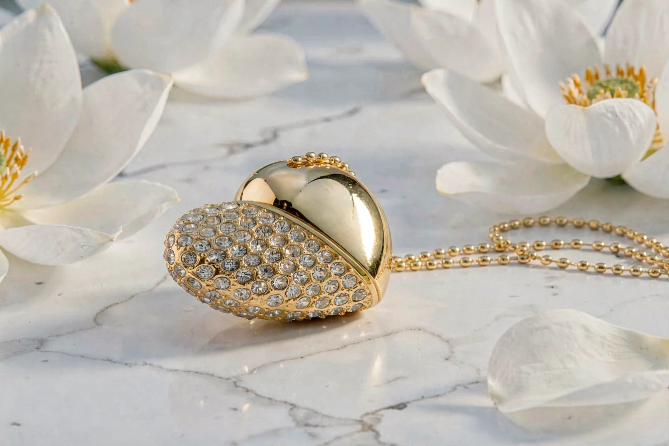 Premium heart shaped usb drive