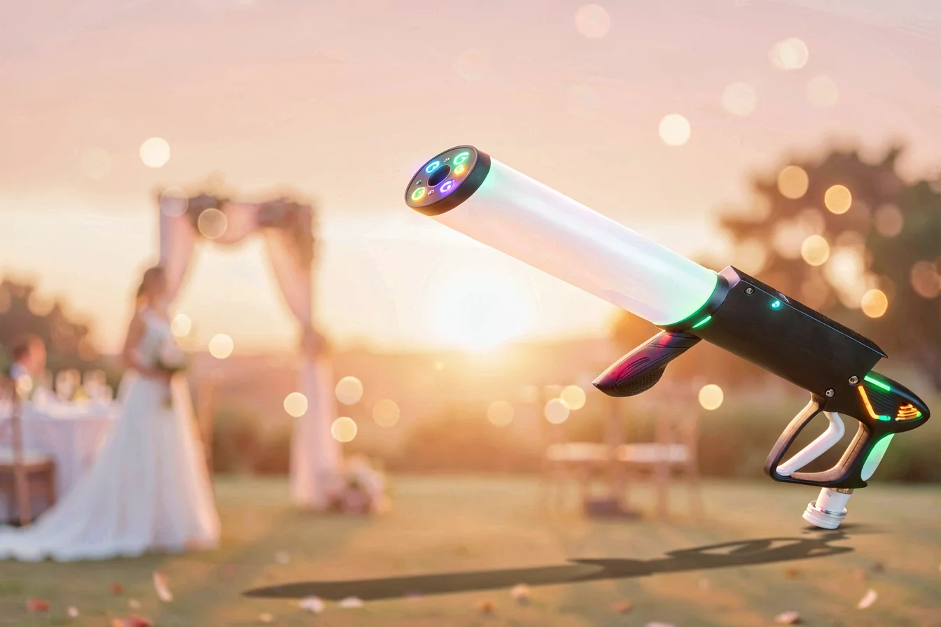 LED wedding CO2 gun