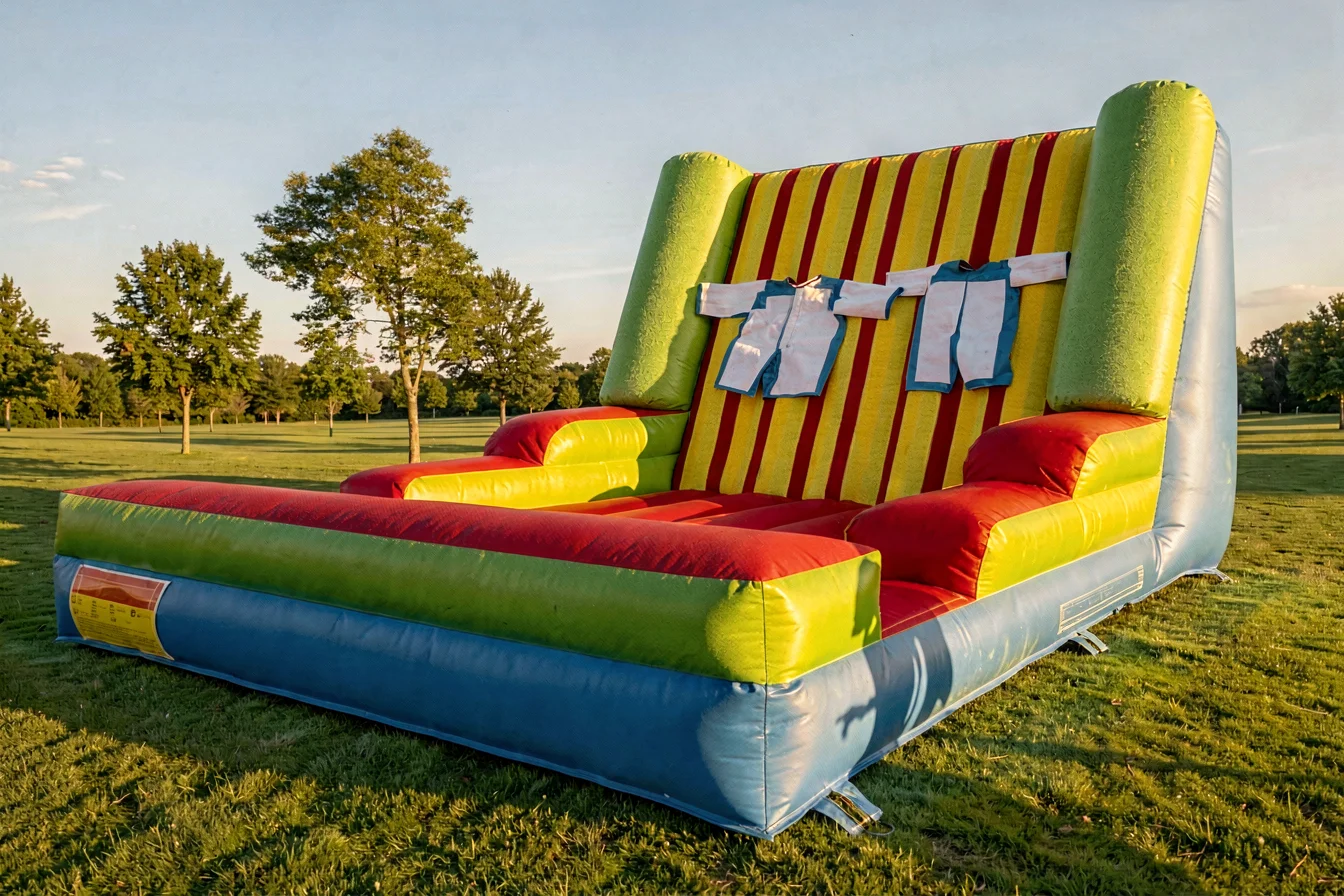 Customized velcro inflatable wall