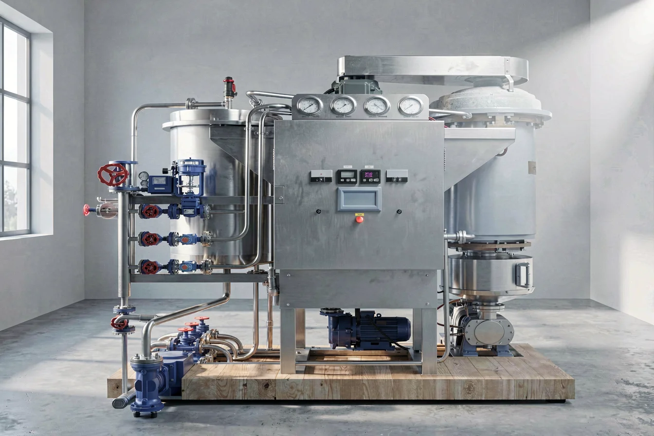Commercial vacuum cooker for candy machine