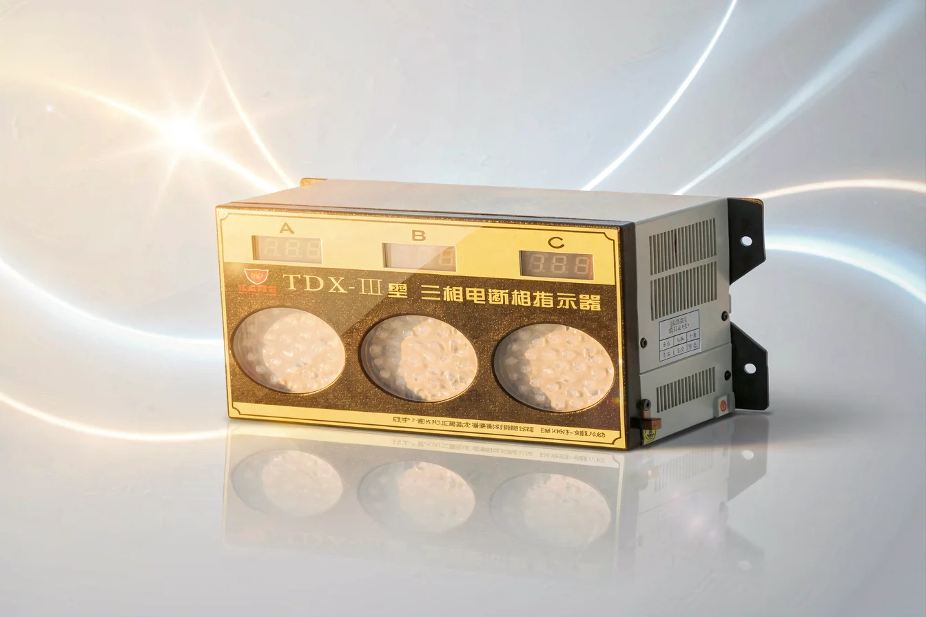 Compact 3 phase indicator light