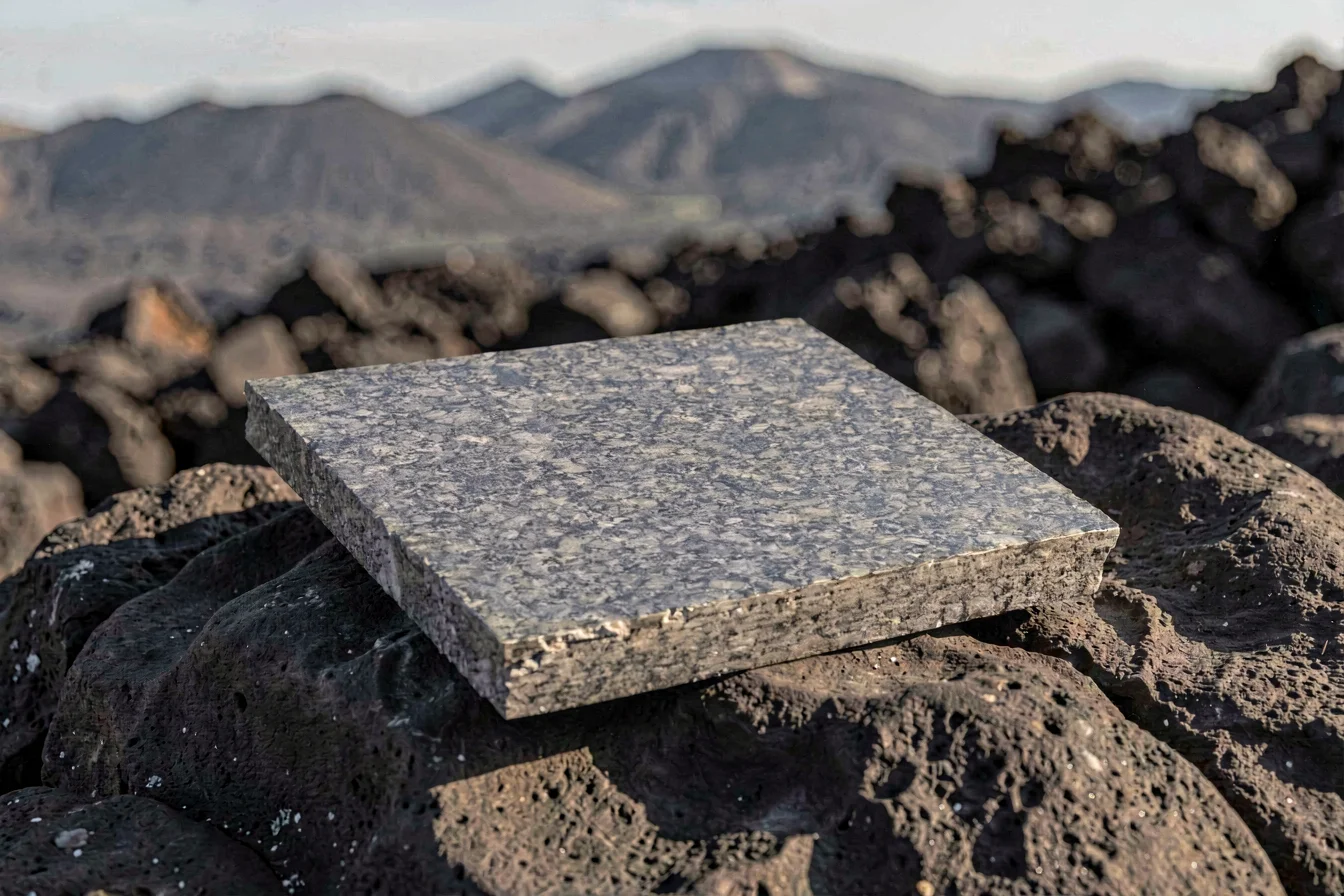 Acid-resistant volcano granite slab