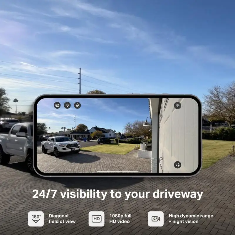 24/7 Live View of Driveway