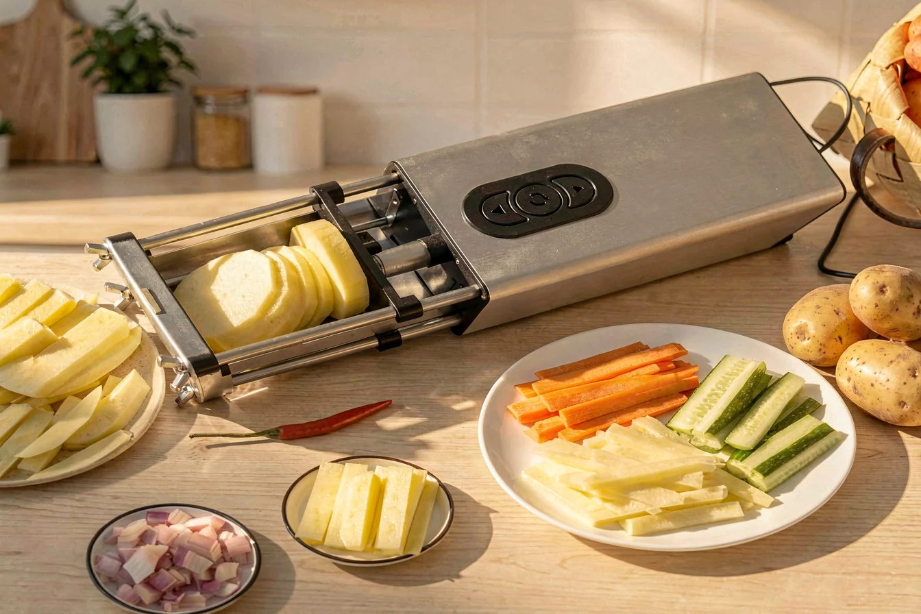 Commercial potato cutter machine