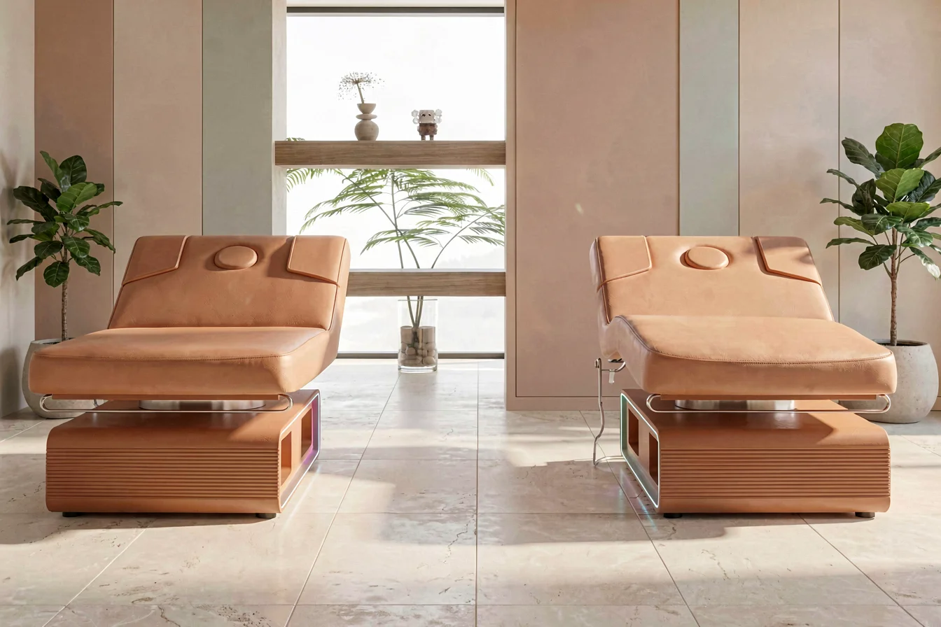 Adjustable chiropractic roller bed