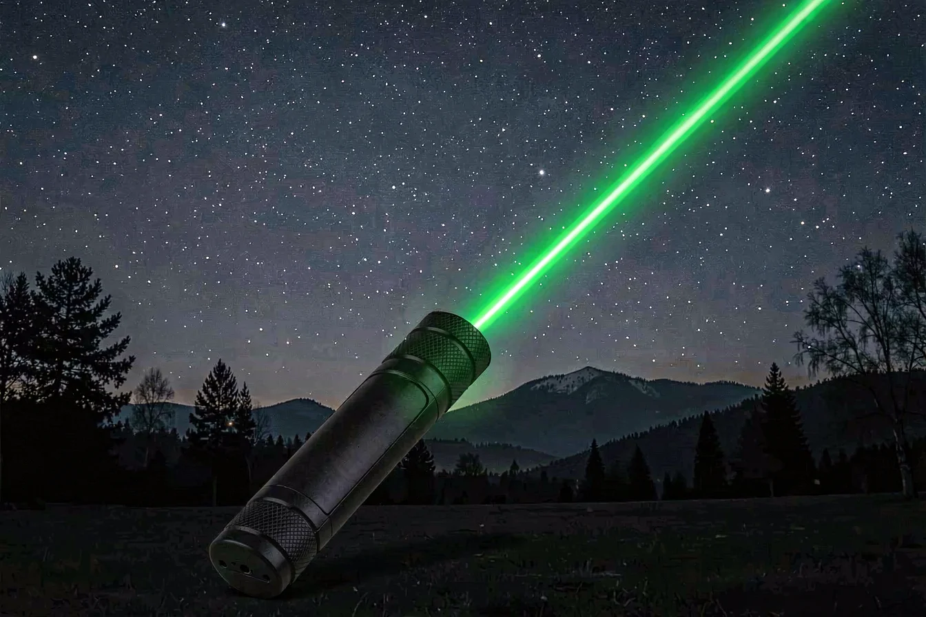 Outdoor green laser pointer