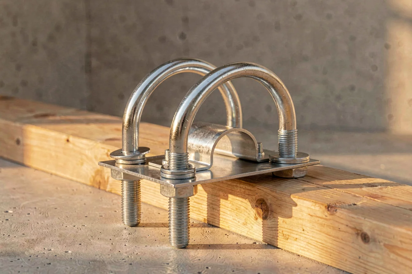 Heavy-duty u shaped mounting brackets